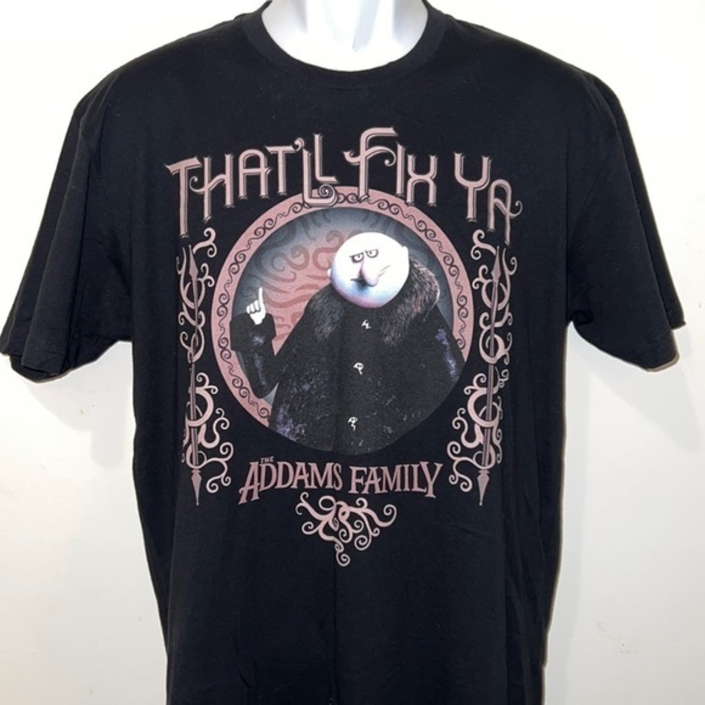 Unisex The Adams Family/Uncle Fester “That’ll Fix Ya” Graphic Tee - Picture 6 of 10